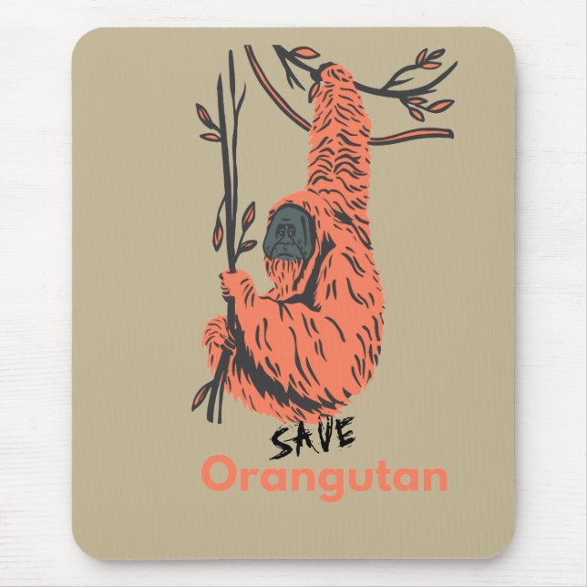 Rädda orangutangen musmatta (Framsidan)
