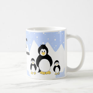 Rädda pingvinerna kaffemugg