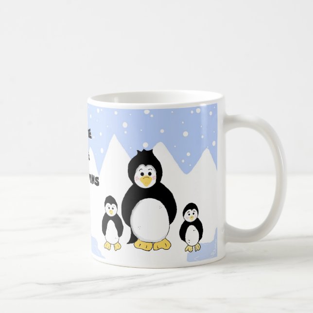 Rädda pingvinerna kaffemugg (Höger)