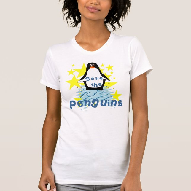 Rädda Pingvinerna T Shirt (Framsida)