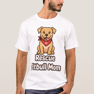 Rädda Pitbull-Mamma Adoptera Inte Köp T-Shirt