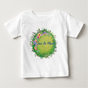 Rädda Planeten Baby T-Shirt