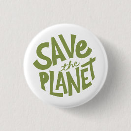 Rädda Planeten Design – Ekologisk Jord Knapp