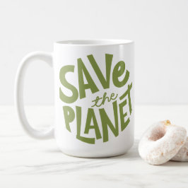 Rädda Planeten Ekologisk Design Kaffemugg