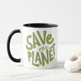 Rädda Planeten Ekologisk Design Mugg