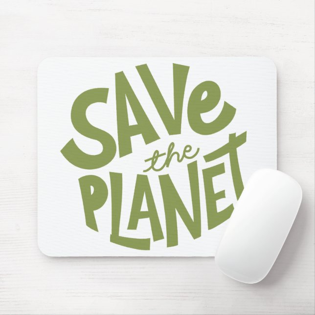 Rädda Planeten Ekologisk Design Musmatta (Med mus)