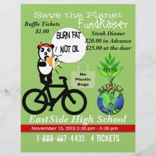Rädda planeten Flyer