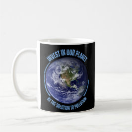 Rädda planeten jord kaffemugg