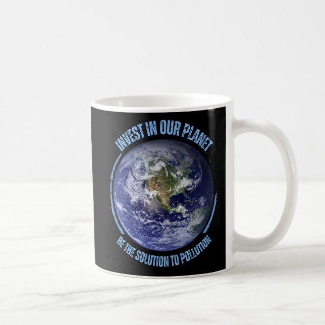 Rädda planeten jord kaffemugg (Höger)