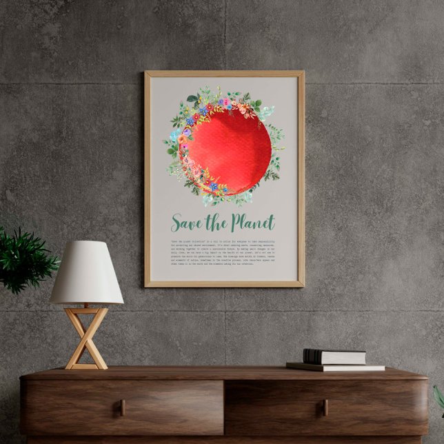 Rädda planeten Jorddagen skydda vår planet Poster (Skapare uppladdad)
