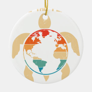 rädda planeten julgransprydnad keramik