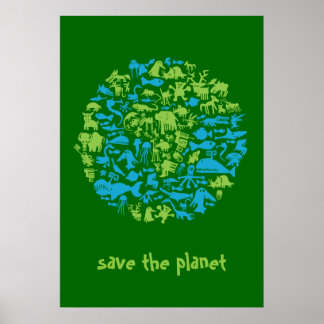 Rädda planeten poster