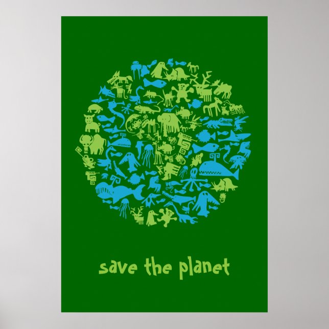 Rädda planeten poster (Framsidan)