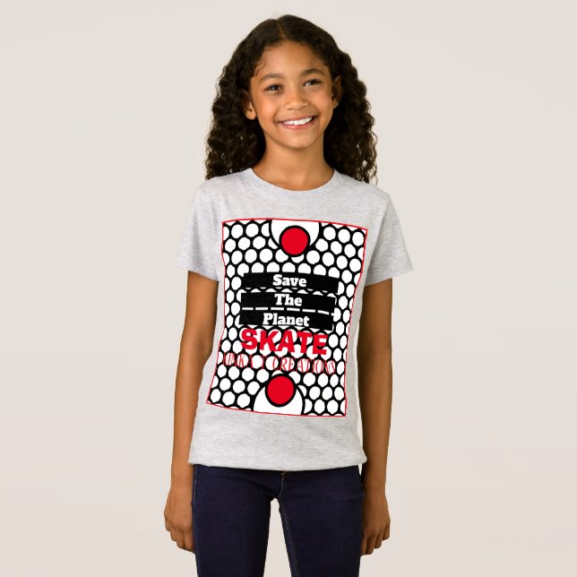 Rädda planeten skal t shirt (Hel framsida)