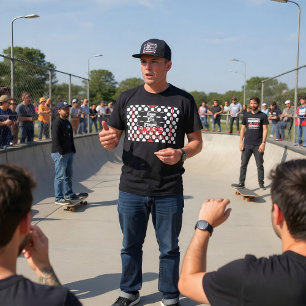 Rädda planeten Skateboard Keps