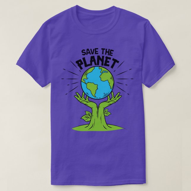 Rädda planeten t shirt (Design framsida)