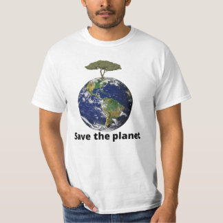 rädda planeten t-shirt
