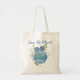 Rädda planeten Tote Bag Tygkasse