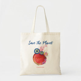 Rädda planeten Tote Bag Tygkasse