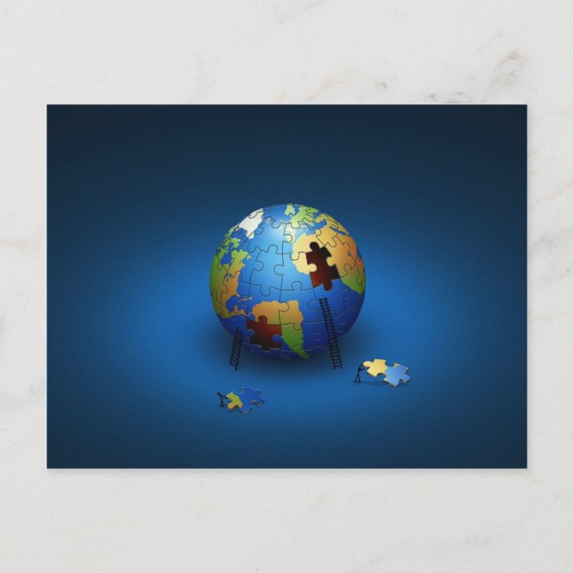 Rädda planeten vykort (Framsida)