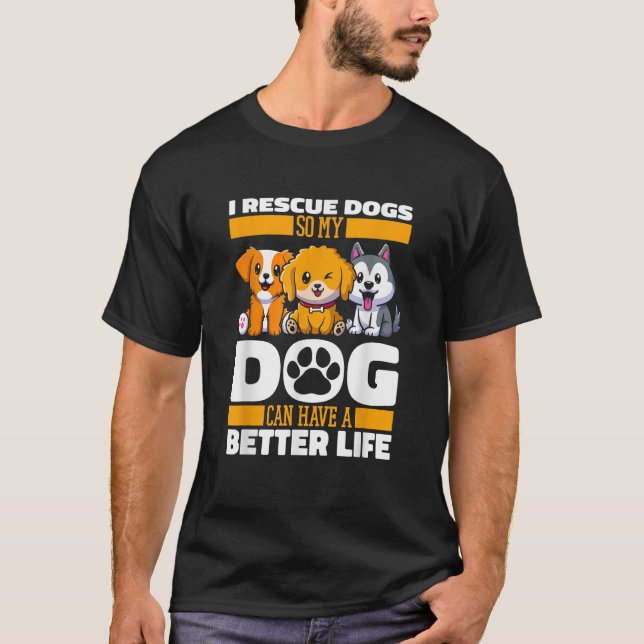 Rädda Räddingen för frigörande av Spara Hund T Shirt (Framsida)
