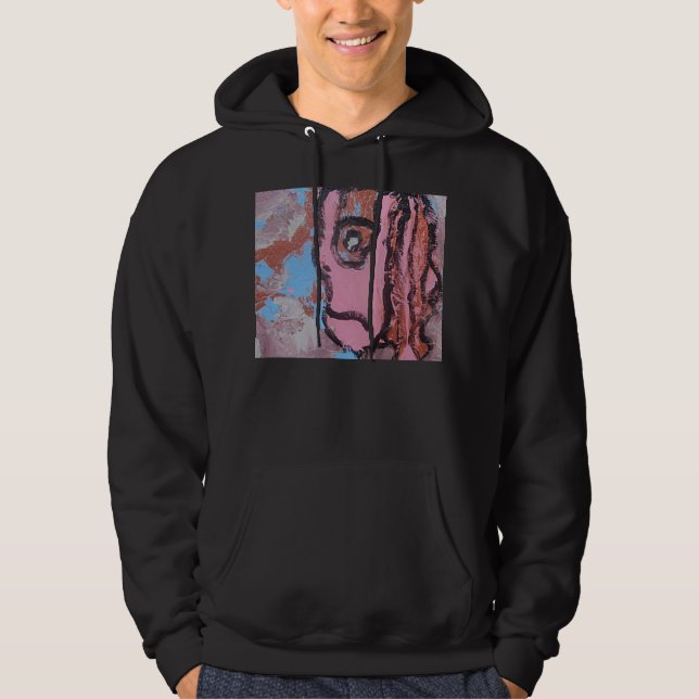 RÄDDA RÖD SWEATSHIRT MED LUVA (Framsida)
