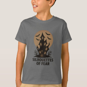 Rädda silhouettes - hemligt hus Halloween T Shirt
