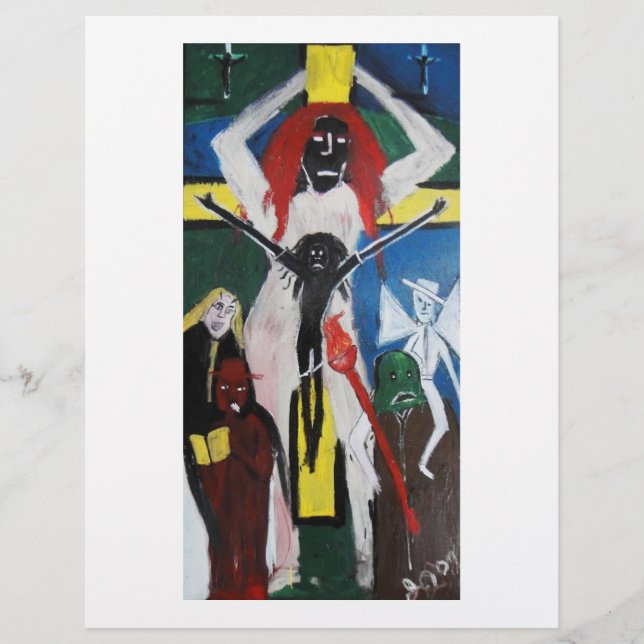 RÄDDA SOM RÖDHÅRIG JESUS KLIPPBOKSPAPPER (Framsida)