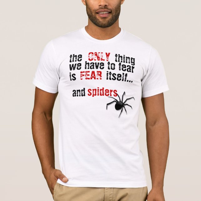 Rädda spindlar tee (Framsida)