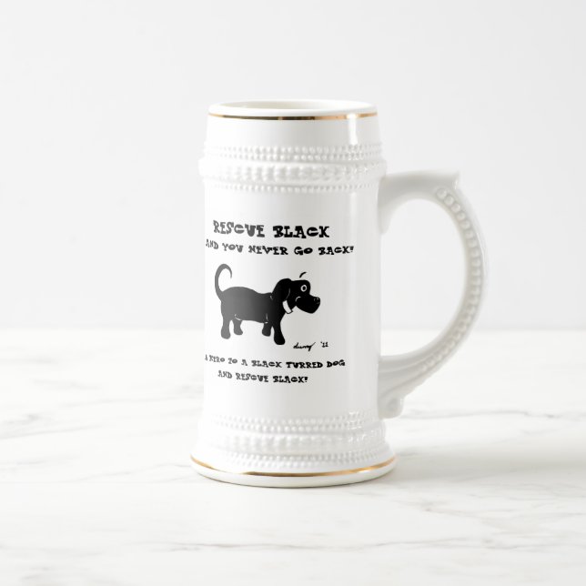 Rädda Svarta Hundar Stein Sejdel (Höger)