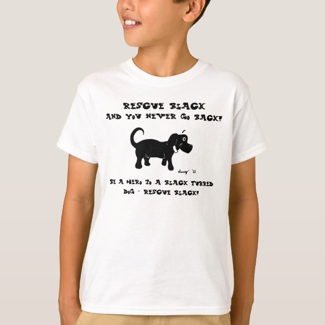Rädda Svarta Hundar Tröjor (Framsida)