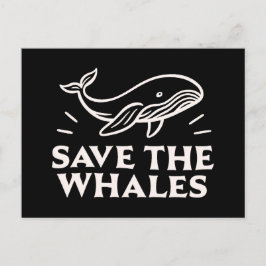 Rädda valarna vykort