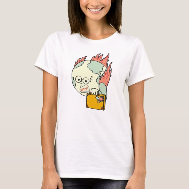 Rädda Vår Planet - Jordens Dag T Shirt (Framsida)