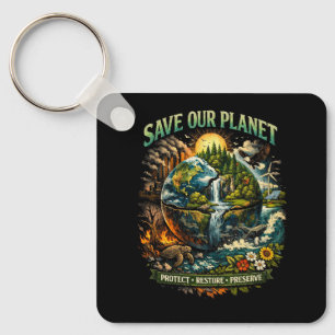 Rädda Vår Planet Nyckelring