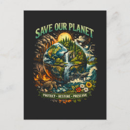 Rädda Vår Planet Vykort