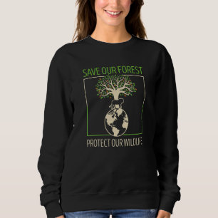 Rädda Vår Skog Skydda Vår Nationalpark för Vilda D T Shirt