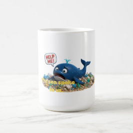 Rädda Våra Havs Miljökonst Kaffemugg