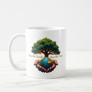Rädda Världen Rädda Träden Kaffemugg