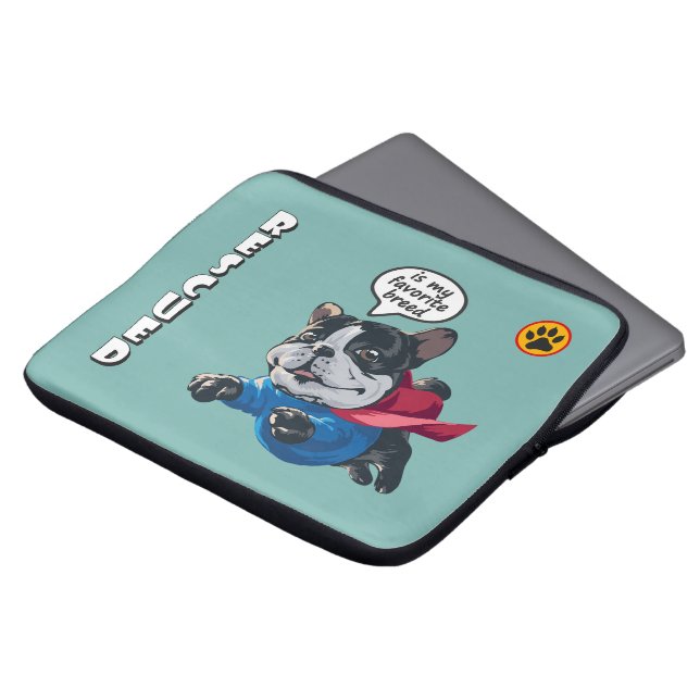 Räddad är min favoritras | Laptop sleeve 13" (Framsida topp)