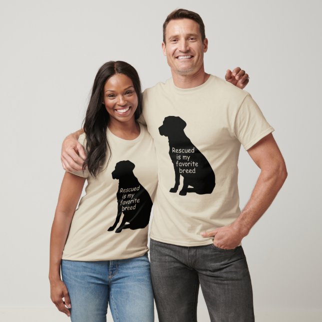 Räddad är min favoritras t shirt (Unisex)