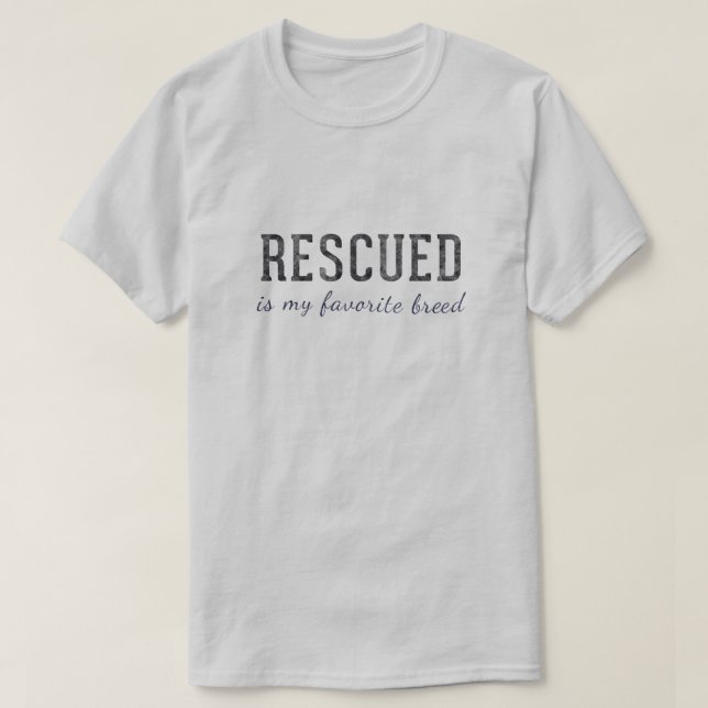 Räddad Är Min Favoritras T-Shirt (Design framsida)