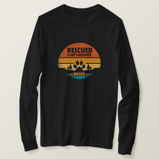 Räddad är min favoritras t shirt (Design framsida)