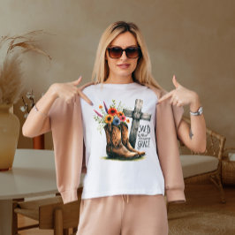 Räddad av den underbara nåden t shirt