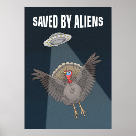 Räddad av utomjordingar på Thanksgiving Poster