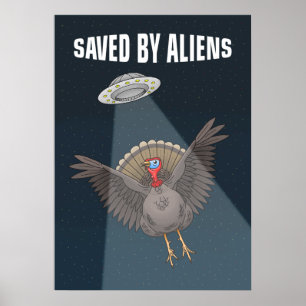 Räddad av utomjordingar på Thanksgiving Poster