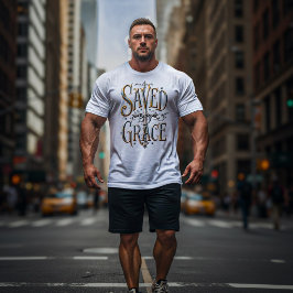 Räddad genom nåd t shirt