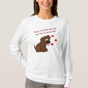 Räddad hundkärlek tee