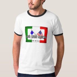 Räddad italiensk-amerikan t-shirt