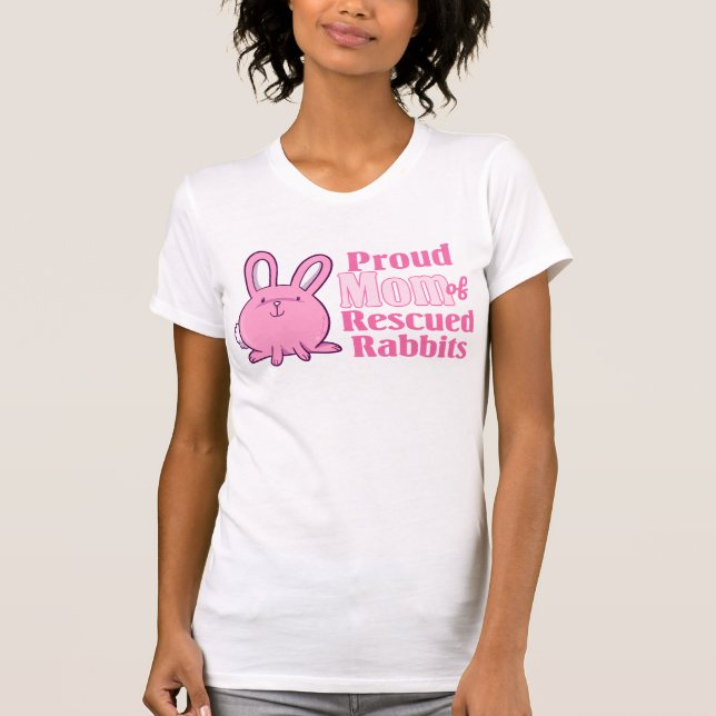 Räddad kaninmamma tee shirt (Framsida)