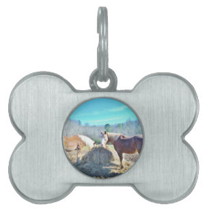 Räddad matsäck för djuphavshö namnbricka husdjur